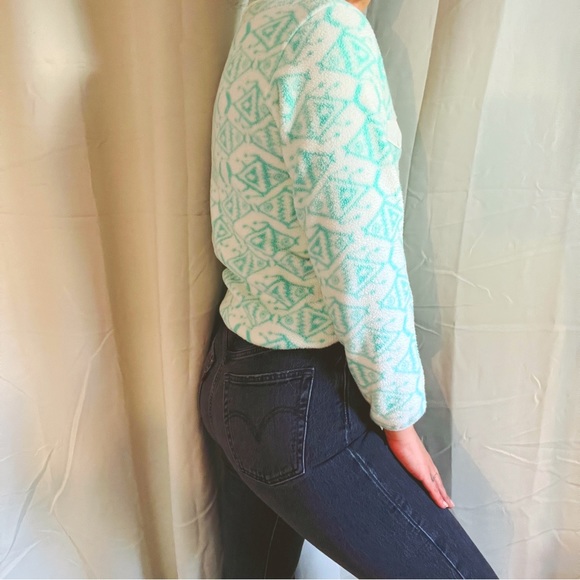 ❌SOLD❌ VTG Patagonia Synchilla Print Sweater Snap T - Picture 12 of 12